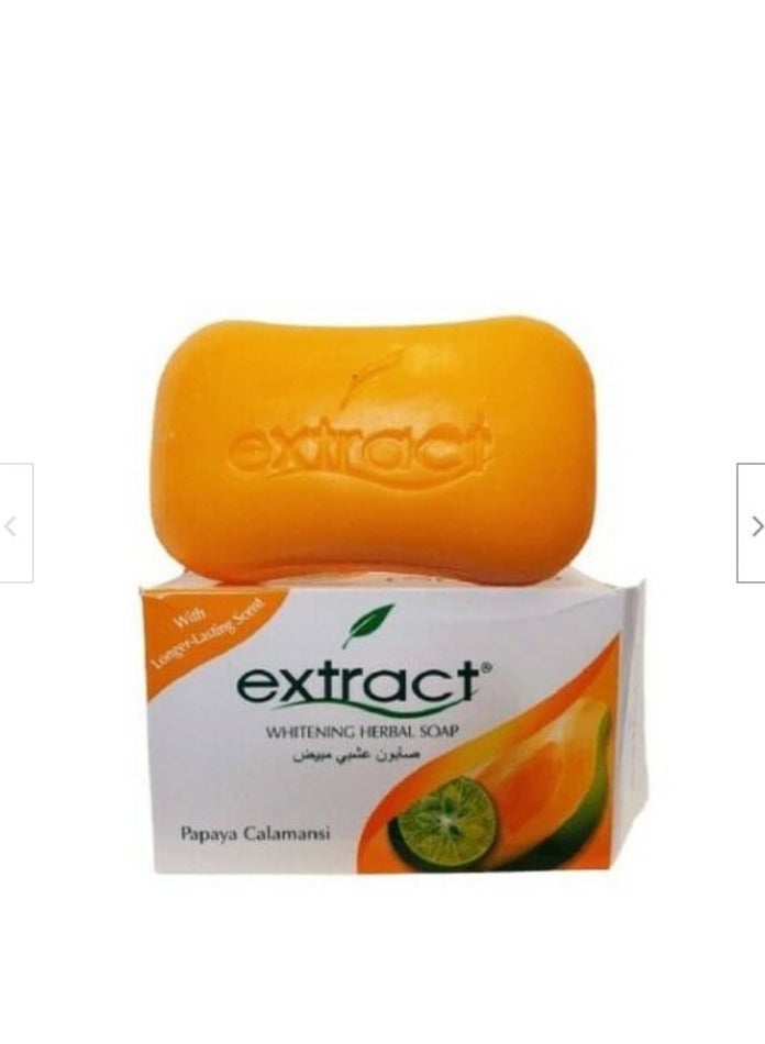 Extract Herbal Whitening Soap with Papaya Extract 125 gm