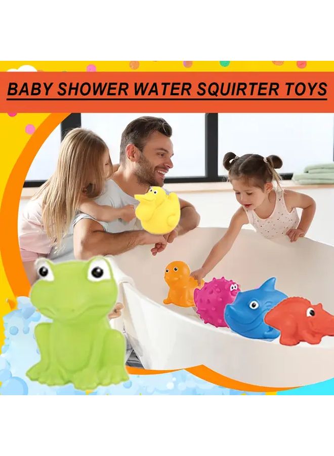 Soft Cute Animal Squirt Water Bathtub Toys Model 628 70 PVC Safety Bath Rubber Shower Swimming Toy For Infant Baby - Image 2