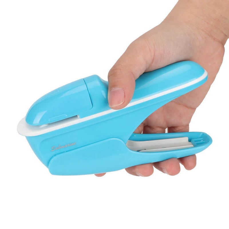 Blue Stapler Tool For Effortless Stapling And Book Binding - Image 3