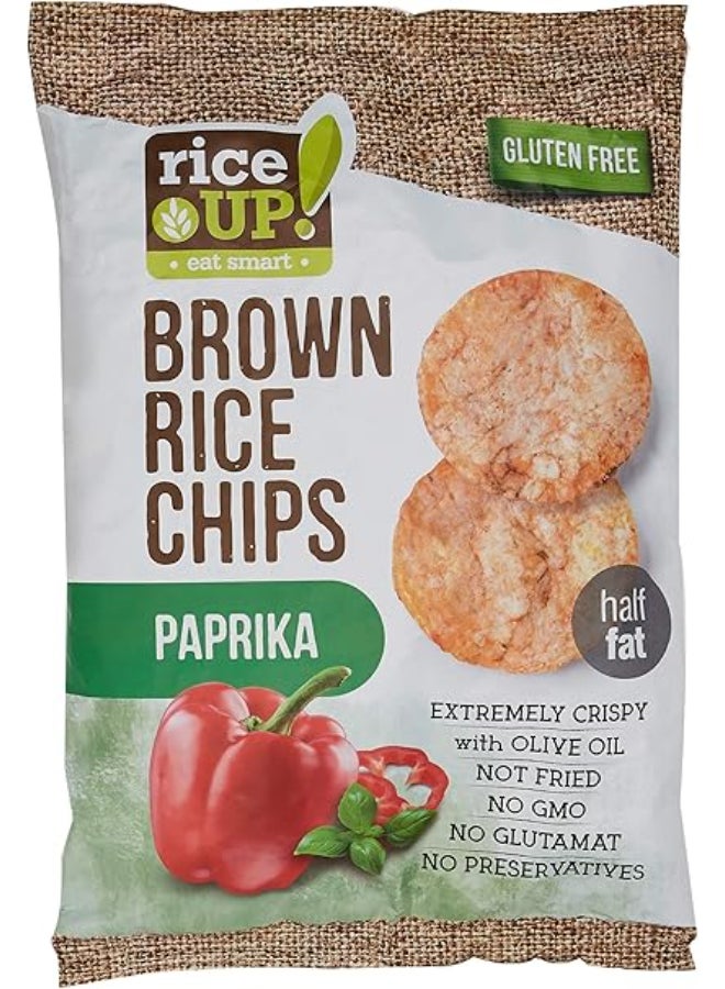 RiceUp! Whole Grain Rice Chips Paprika - 60g