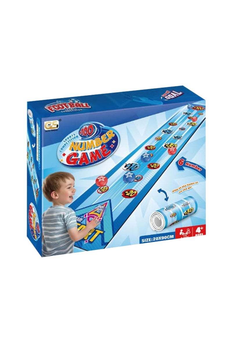 كلمينتوني سجادة لعب رياضية قابلة للطي بمقاس ٢٠ × ٩٠ سم مع أكثر من ١٠٠ تحدٍّ.