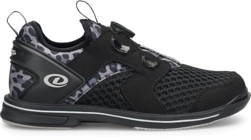 Dexter Womens Modern Bowling Shoes, Black/Leopard, 8.5 US - Image 3