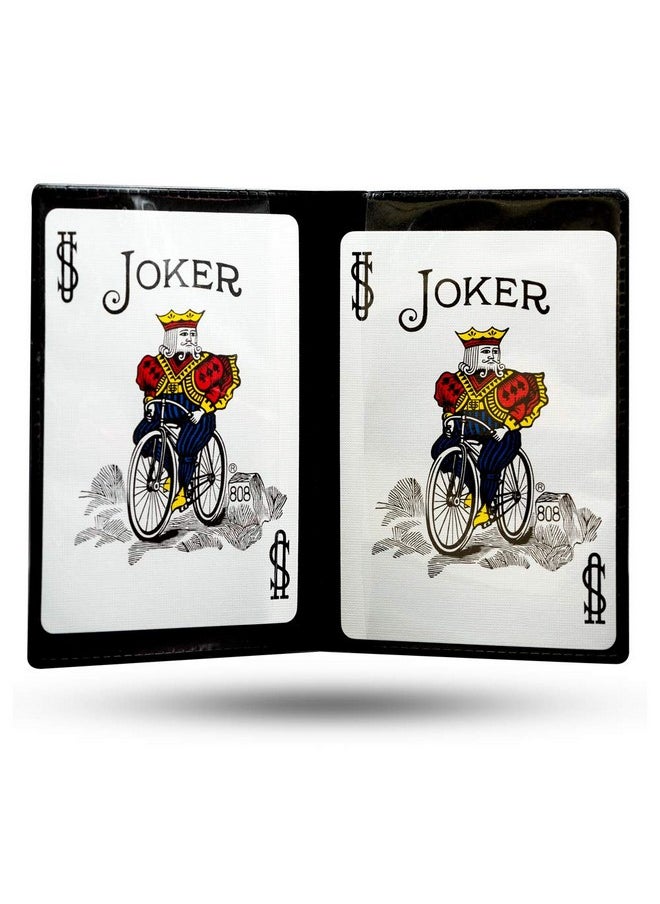 MAGIC MAKERS Black Card Wallets 5 Pack with Wild Jokers by Magic Makers  - Image 3