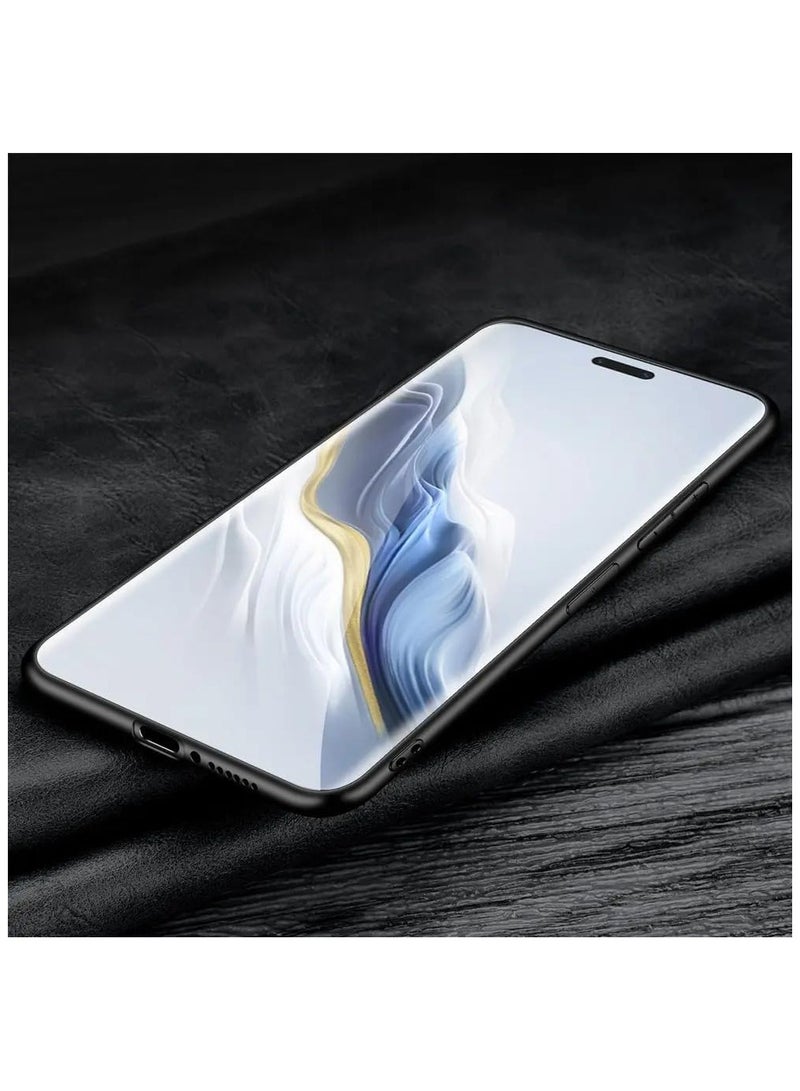 General Compatible with Honor Magic6 Pro 5G Genuine Leather Cover, Camera Lens Protection, Shockproof, Slim Design [Drop Tested] Protective Case for Honor Magic6 Pro  - Image 4