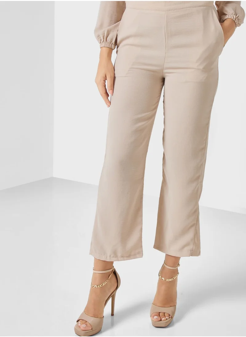 Khizana Ring Belted Top Pants Set