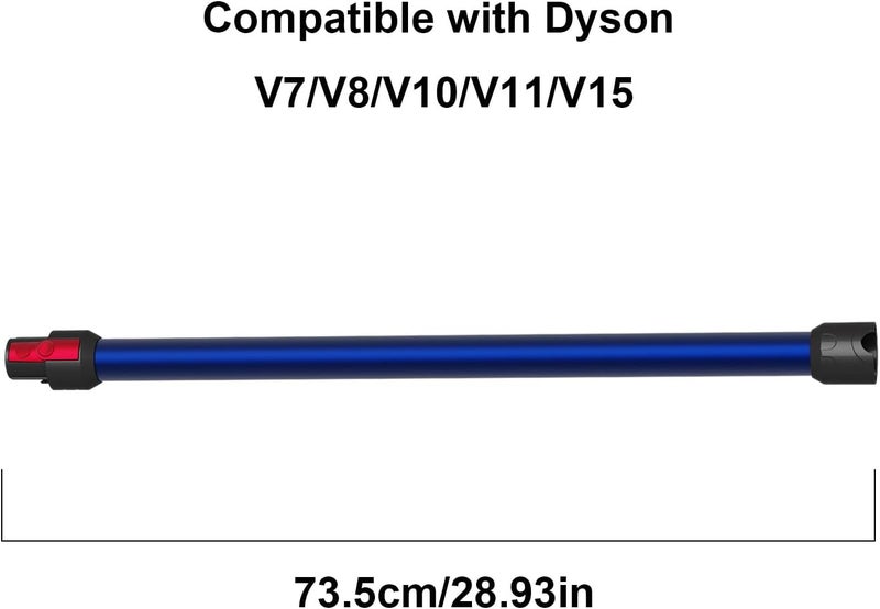 Vacuyahu Replacement Wand Extension Tube for Dyson V7 V8 V10 V11 V15 Models,Quick Release Wand Accessories Compatible with Dyson Cordless Stick Vacuum Cleaner of V7 V8 V10 V11 (Blue) - Image 3