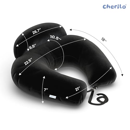 Cherilo Nursing Pillow for Breastfeeding, Plus Size Breast Feeding Pillow with Security Fence Design for Extra Baby Support, Adjustable Waist Strap | Removable Premium Velvet Cover | Black - Image 2