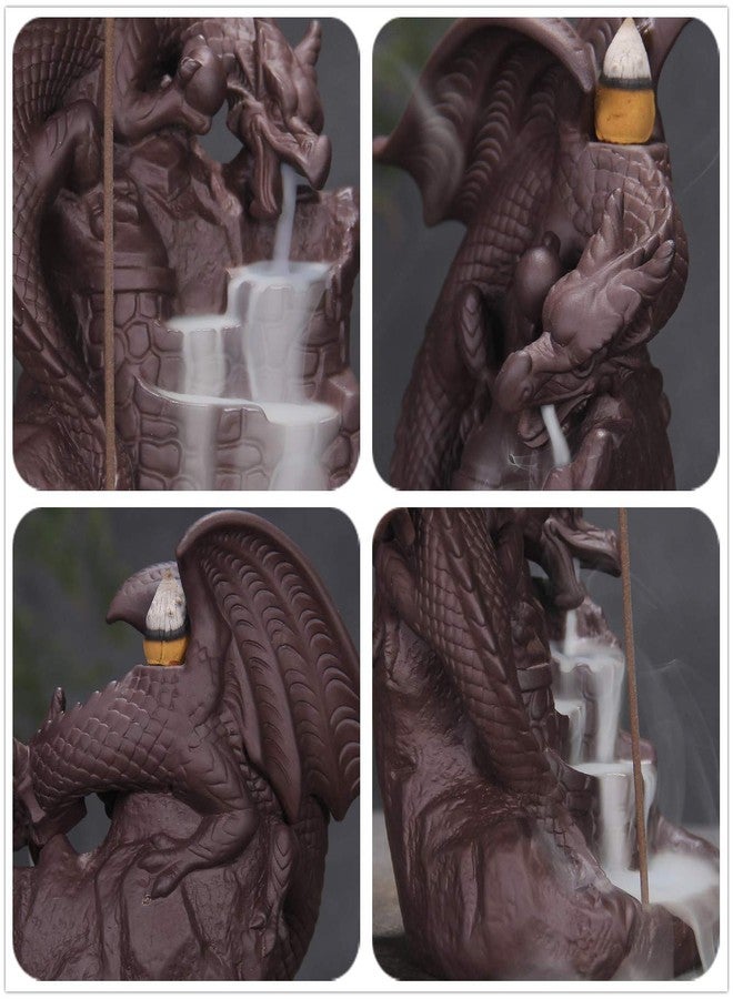 OWMMIZ Fly Dragon Backflow Incense Burner Handmade Waterfall Incense Holders Home Decor Gift Statue Ornaments - Image 3