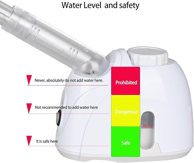 Qtavia Face SteamerFacial Steamer Warm Mist Humidifier with Long Extendable Arm and 360Adjustable Nozzle for Sinuses Moisturizing Unclogs Pores or deep Cleaning Skin Professional Facial Steamer at Home - Image 5