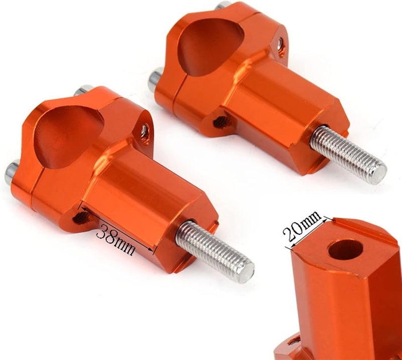 DEMULAX Motorcycle CNC HandleBar Risers - Image 2