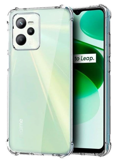 Transparent shockproof cover for Realme C35 phone