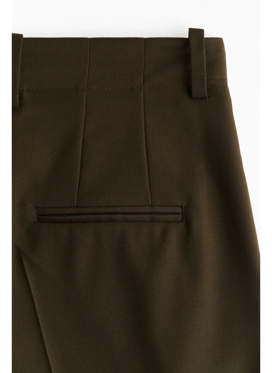 H&M Wide Twill Trousers