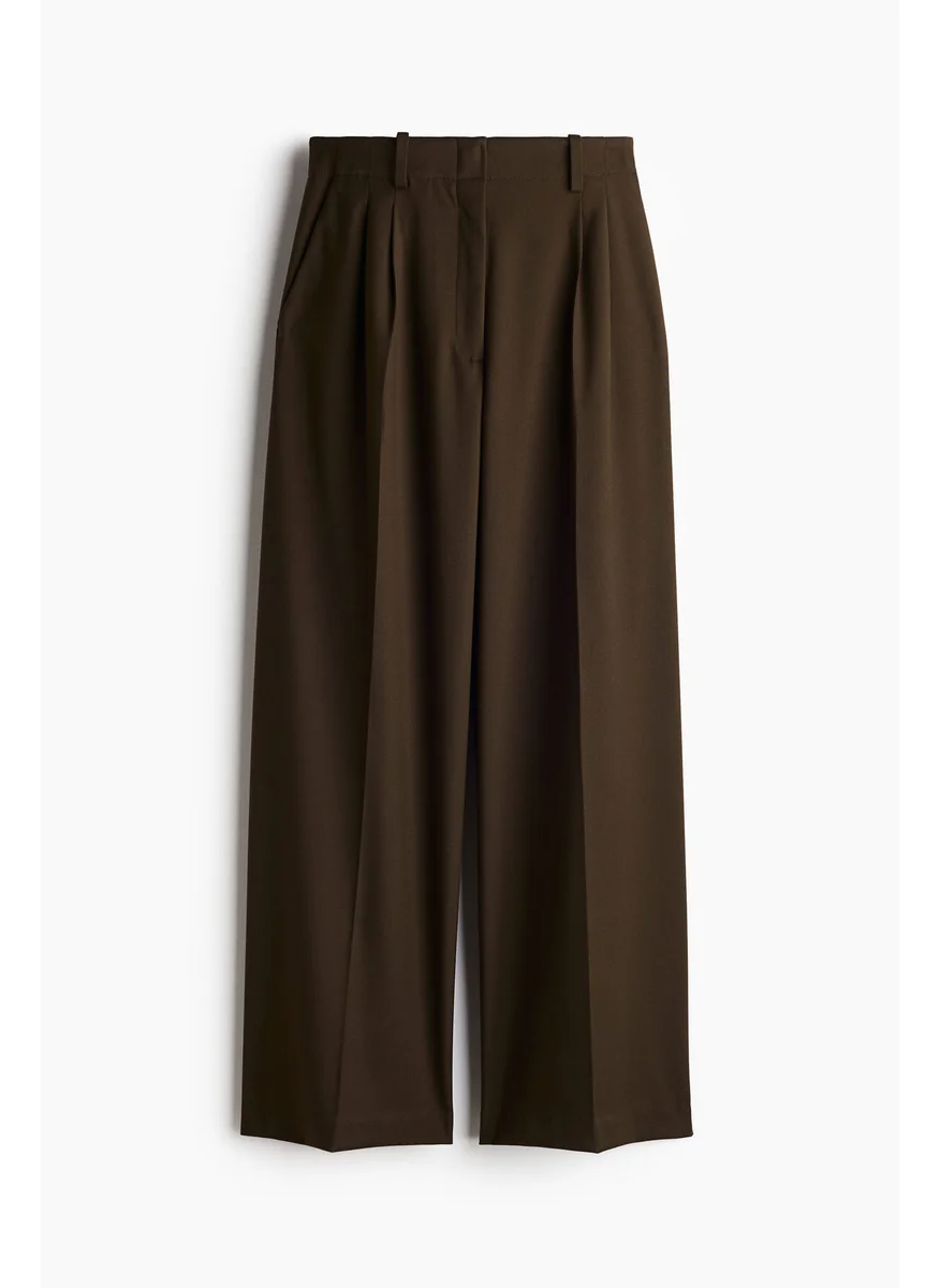 اتش اند ام Wide Twill Trousers