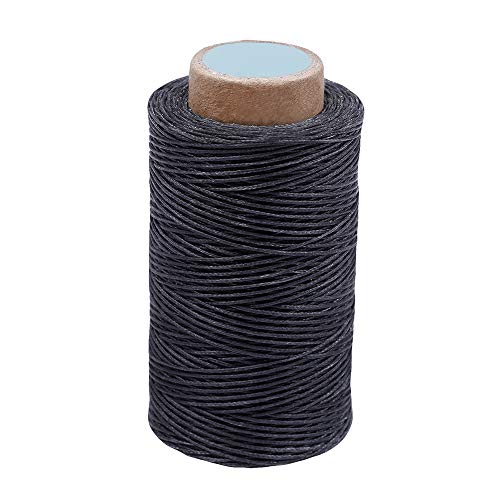 Butuze 284 Yards 210D Heavy Duty Waxed Thread for Leather Sewing Upholstery Bookbinding Shoe Repairing and Leather Projects 08mm Flat - Image 1