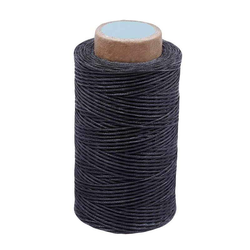 Butuze 284 Yards 210D Heavy Duty Waxed Thread for Leather Sewing Upholstery Bookbinding Shoe Repairing and Leather Projects 08mm Flat - Image 3