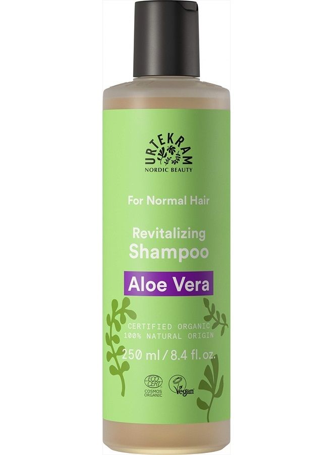 URTEKRAM Normal Hair Aloe Vera Shampoo, 250 ML - Image 1