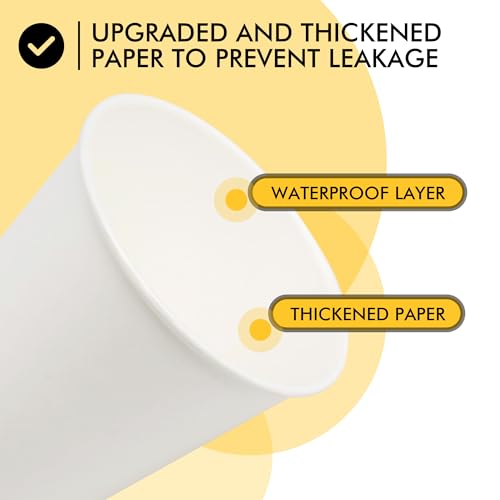 RACETOP 300 Pack Paper Cups 3 oz, Bathroom Cups 3 oz, Disposable Bathroom Paper Cups, Small Mouthwash Cups, Ideal for Party, Travel, Events, Picnic, BBQ - Image 3