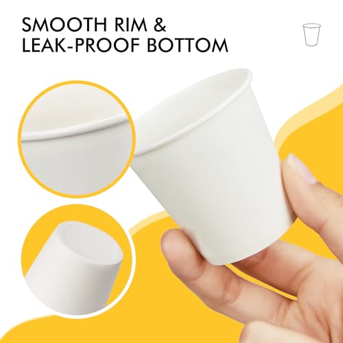 RACETOP 300 Pack Paper Cups 3 oz, Bathroom Cups 3 oz, Disposable Bathroom Paper Cups, Small Mouthwash Cups, Ideal for Party, Travel, Events, Picnic, BBQ - Image 4