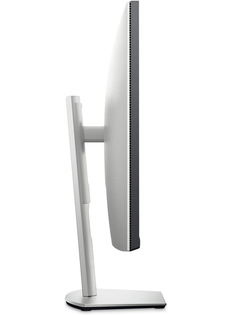 شاشة ديل S2722DZ مقاس 27 بوصة للعمل من المنزل، مزودة بميزات مؤتمرات الفيديو، وكاميرا مدمجة، وميكروفونين مزدوجين بخاصية إلغاء الضوضاء، ومنفذ USB-C، ونسبة عرض إلى ارتفاع 16:9، وزمن استجابة 4 مللي ثانية، ودقة QHD - فضي - Image 3