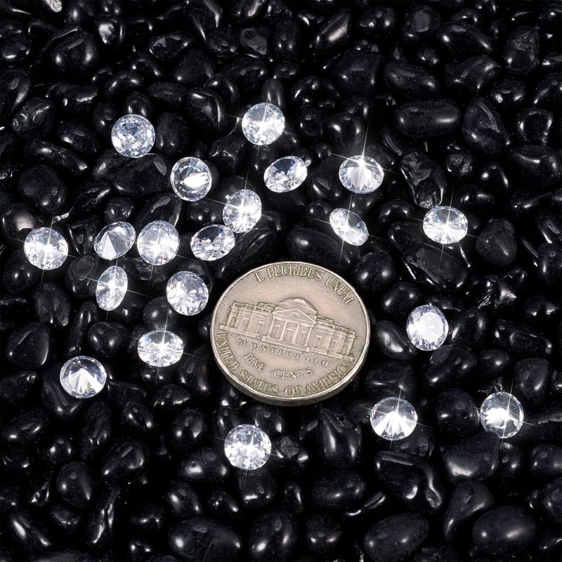 Craftdady 20pcs 6mm Clear Cubic Zirconia Stone Loose CZ Rhinestone Faceted Cabochons for Earring Bracelet Pendants Jewelry DIY Craft Making - Image 5