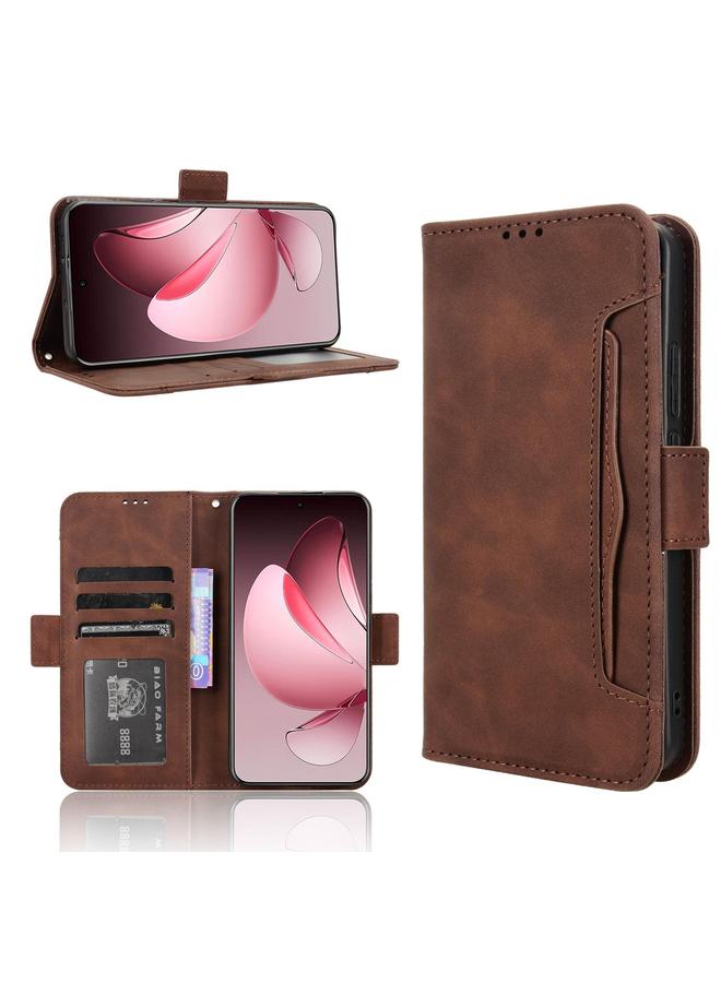 S-TOP Case For OPPO Reno13 Pro 5G Global Skin Feel Calf Texture Card Slots Leather Phone Case - Image 1