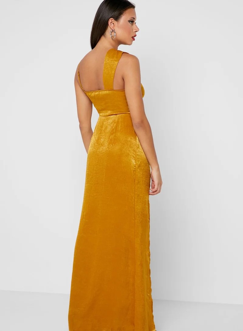 Missguided Ring Split Dress