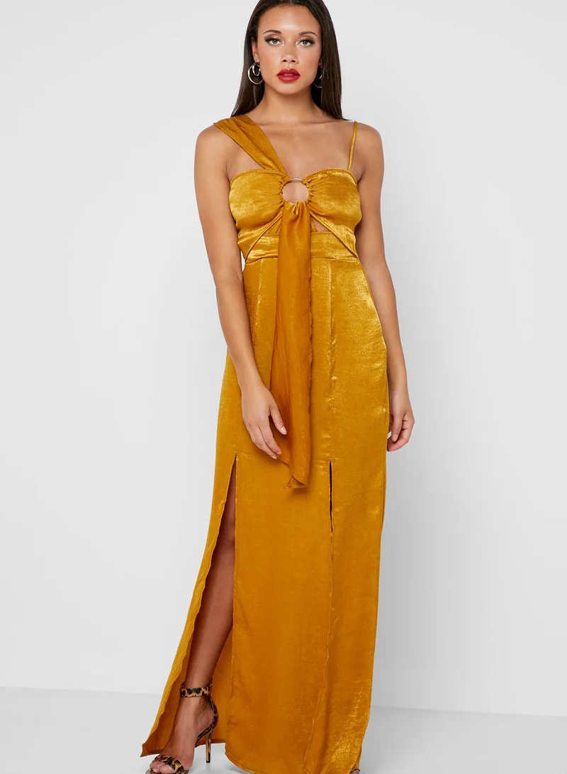 Missguided Ring Split Dress