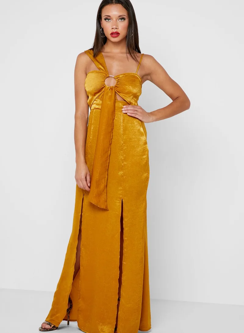 Missguided Ring Split Dress