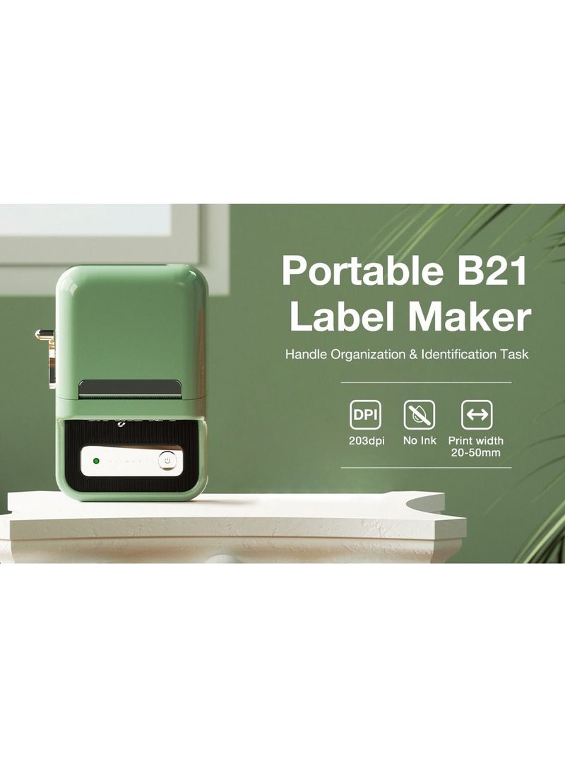 NIIMBOT Niimbot B21 Portable Wireless BT Thermal Label Maker Sticker Printer With Rfid Recognition Great For Supermarket Clothing Jewelry Retail  - Image 3