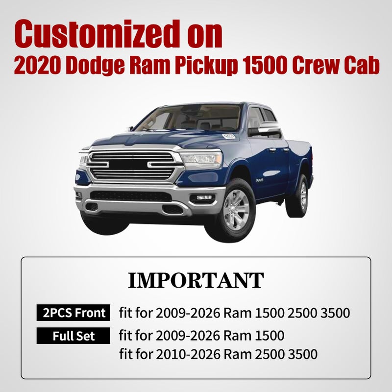 Aierxuan Dodge Ram Back Seat Covers Waterproof Leather Custom Fit 2009-2026 1500, 2010-2026 2500/3500 Crew Quad Regular Cab Pickup Cushions Compatible with Split Bench 40/60(Rear Seat/Black) - Image 4