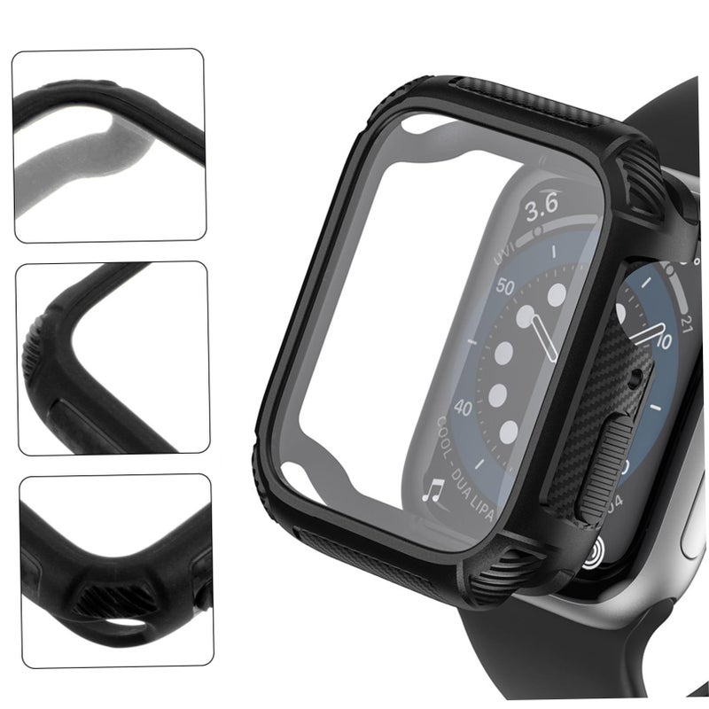 Clear TPU Tempered Glass Watch Cover Protective Case For Apple Watch 42mm - Image 3