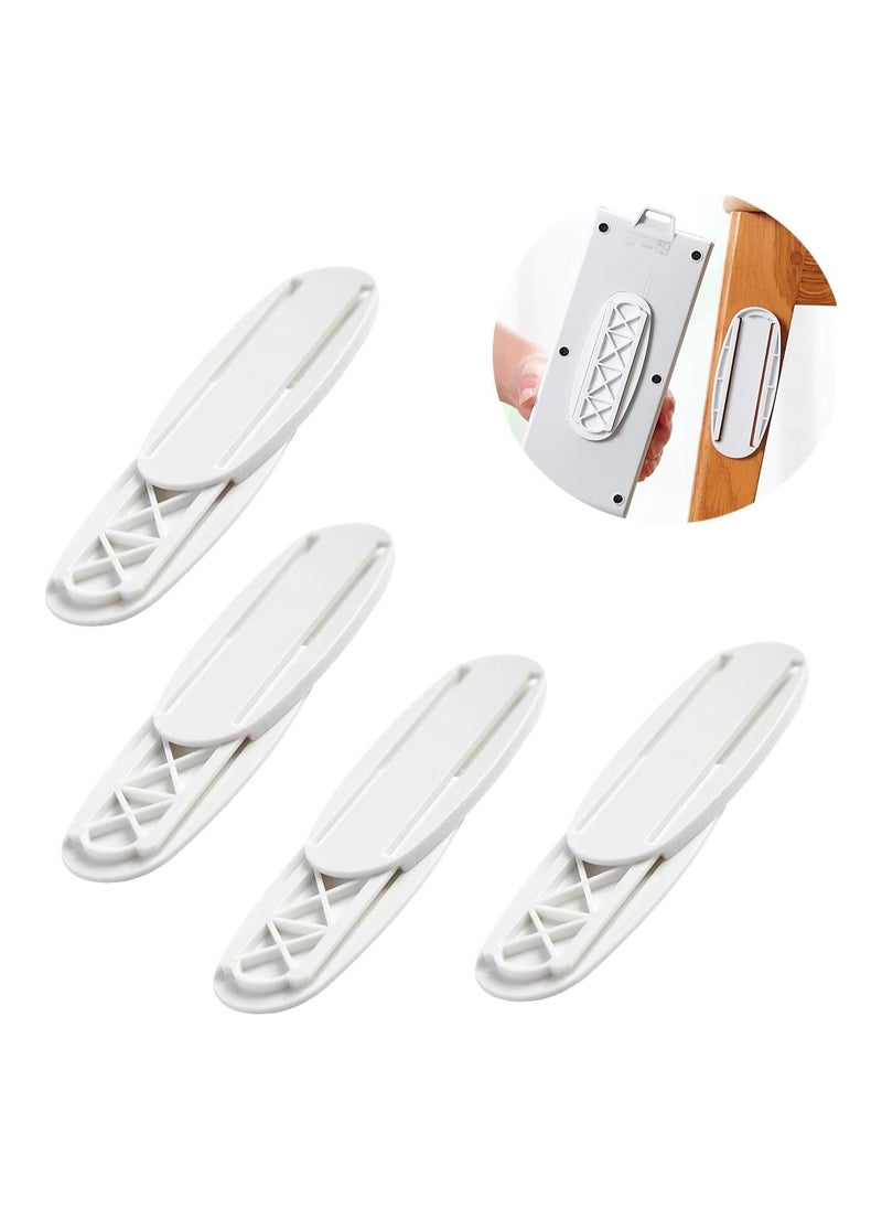 Oasisgalore 4Packs Power Strip Holder Fixator for Desk, Wall, WiFi Router, Paper Towel Box  - Image 1