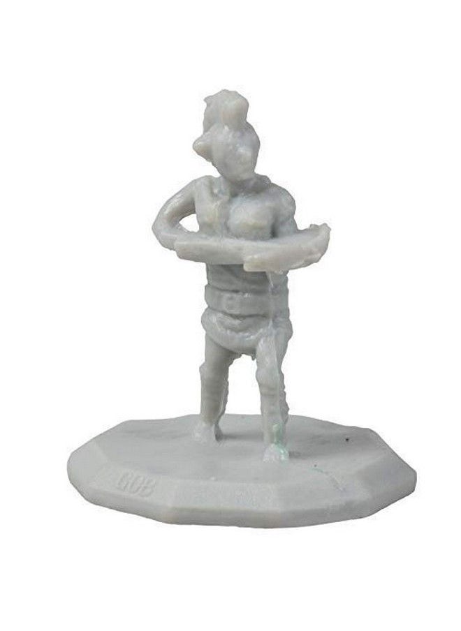 Monster Protectors - 8 Unpainted Fantasy Goblin Mini Figures All Unique Designs 1" Hexsized Compatible With Dnd Dungeons And Dragons & Pathfinder And All Rpg Tabletop Games - Image 1