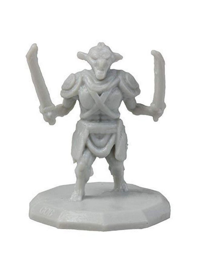 Monster Protectors - 8 Unpainted Fantasy Goblin Mini Figures All Unique Designs 1" Hexsized Compatible With Dnd Dungeons And Dragons & Pathfinder And All Rpg Tabletop Games - Image 1