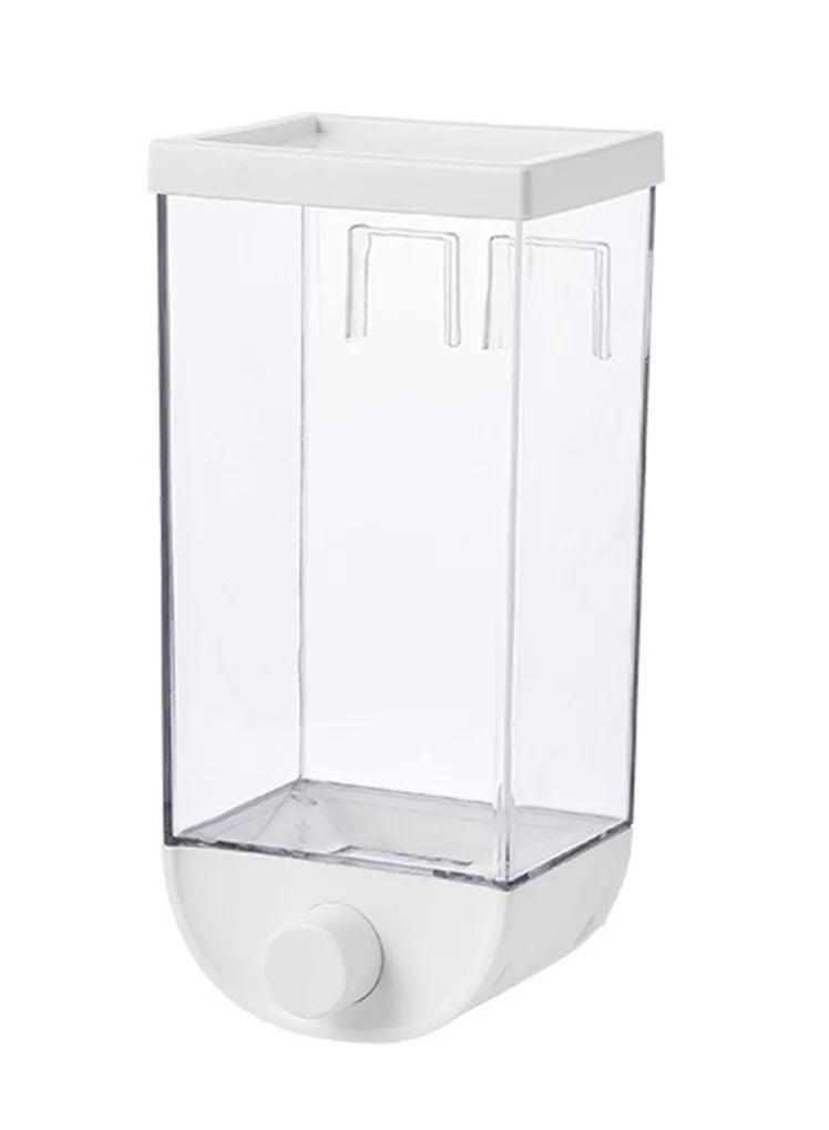 DARIYAH 1.5L Wall Mounted Press Cereal Dispenser Kitchen Bulk Container Sealed Food Rice Grain Storage Box For Containers XQ-022 - Image 2