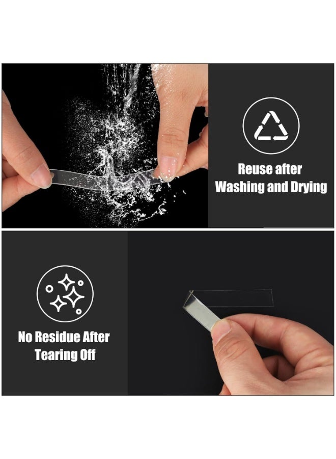 كاسابيلا دى براند شريط لاصق نانو مزدوج الجوانب شديد التحمل من كازا بيلا، مقاس 3 سم × 3 م، قابل لإعادة الاستخدام والإزالة والغسل، شفاف، مناسب للجدران والسجاد والموكيت وأعمال التركيب المنزلية، لاصق قوي للجدران في المنزل والمكتب والمطبخ - لا يترك أي بقايا، قابل للغسل، لا يترك أثراً - Image 3