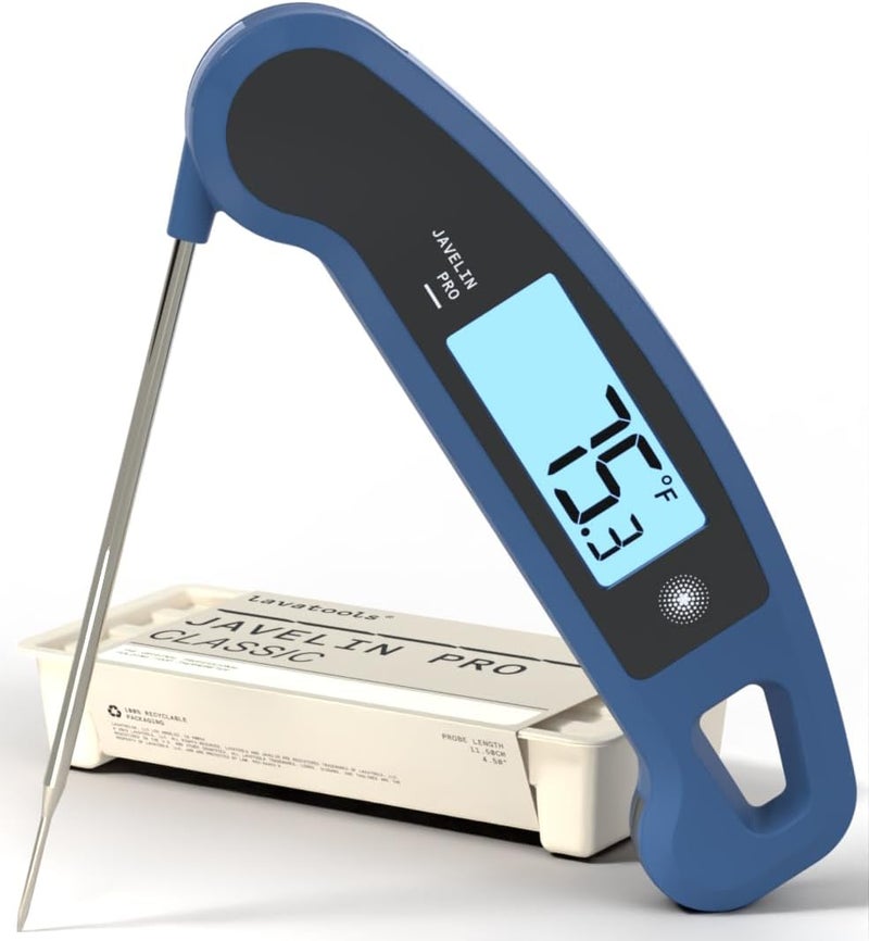 Lavatools Javelin® PRO Duo Ultra-Fast 1-Second Professional Digital Instant Read Meat Thermometer for Grill and Cooking, Auto-Rotating Backlit Display, IP65 Water Resistant, NSF Certified – Maize - Image 1