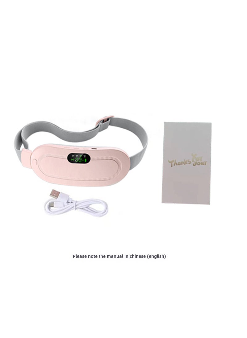 Generic New Heated Waist Belt for Women Menstrual Pain Relief Pink bare metal 