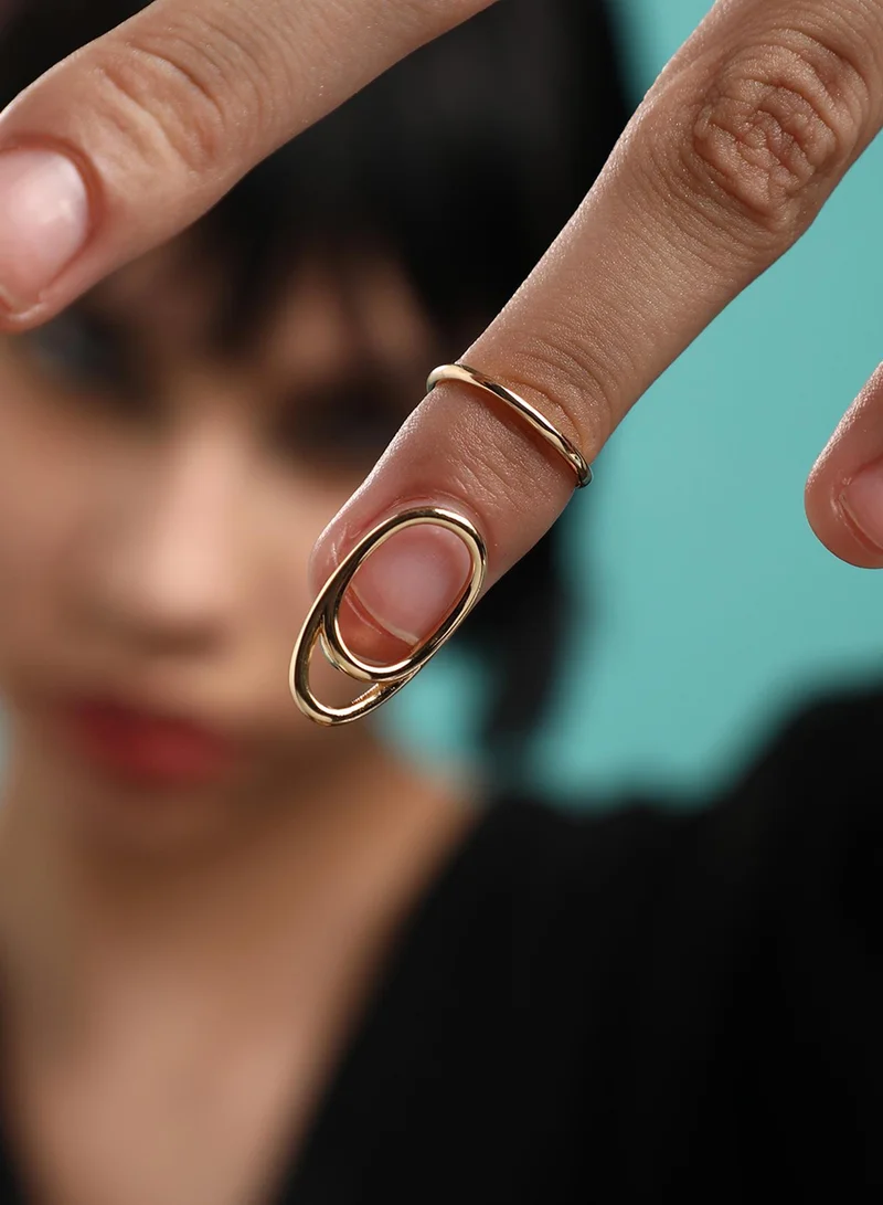 SOHI Party Artificial Nail Ring Jewellery