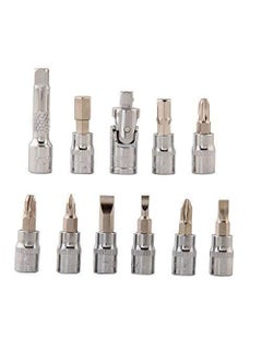 Vinsh Enterprise Vinsh Enterprise 46in1 MultiFunction Tool Kit Stainless Steel Socket Set with Screwdriver Bits and Ratchet Wrench Perfect for Home Maintenance Auto Repair Bicycle Repair and More  - Image 5