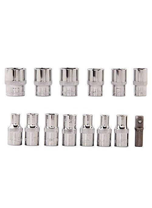 Vinsh Enterprise Vinsh Enterprise 46in1 MultiFunction Tool Kit Stainless Steel Socket Set with Screwdriver Bits and Ratchet Wrench Perfect for Home Maintenance Auto Repair Bicycle Repair and More  - Image 2