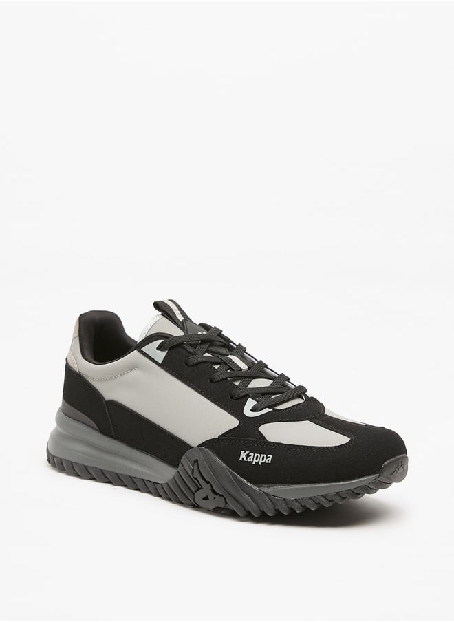 Kappa Men's Embossed Sports Shoes with Lace-Up Closure  - Image 3