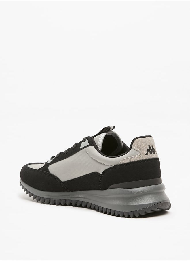 Kappa Men's Embossed Sports Shoes with Lace-Up Closure  - Image 2
