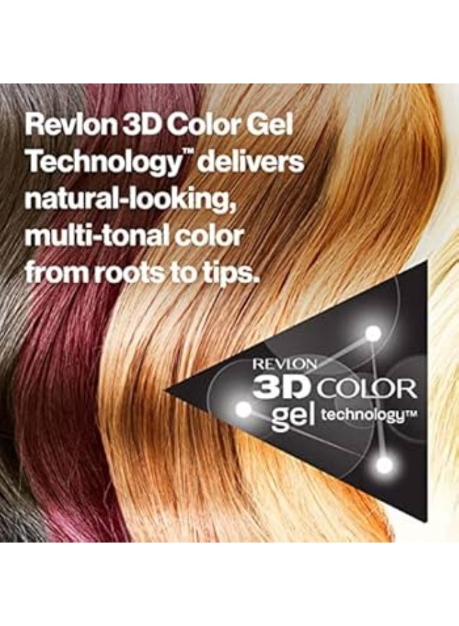 ريفلون صبغة شعر دائمة من ريفلون كولور سيلك بيوتيفول كولور 43 بني ذهبي متوسط - Image 2