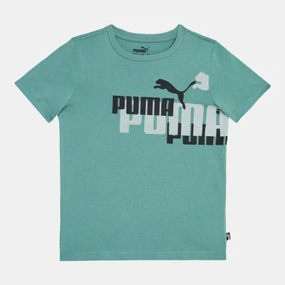 PUMA Kids' ESS+ LOGO POWER T-Shirt (Older Kids)