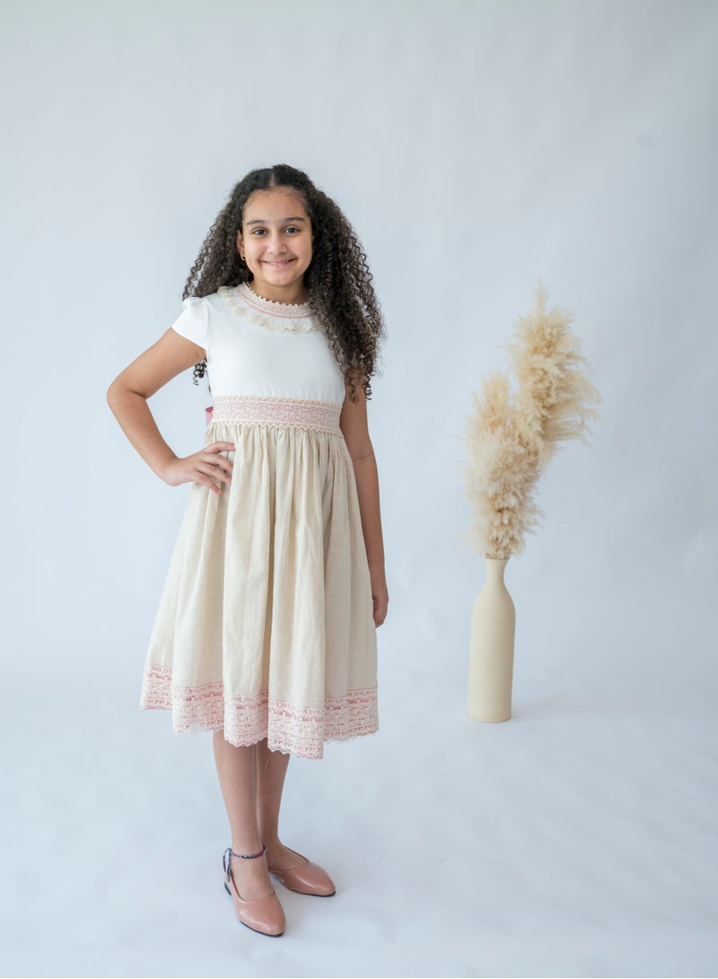 LALEENA Vintage Lace Charm Dress - Image 1