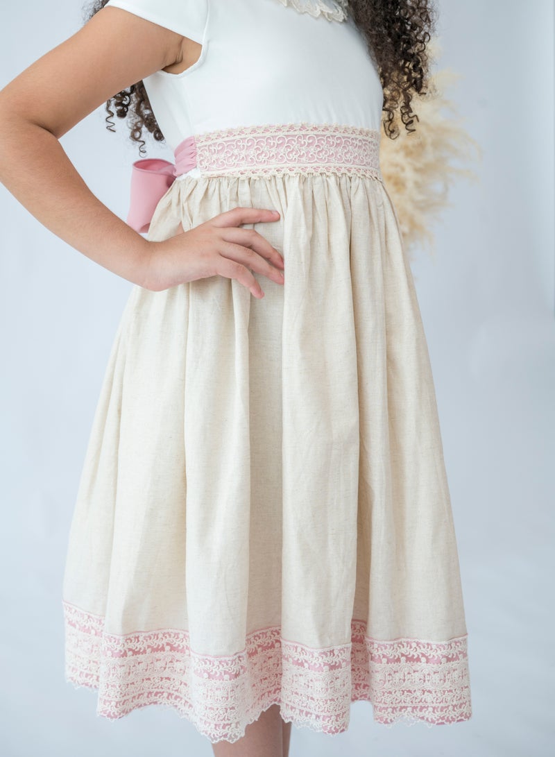 LALEENA Vintage Lace Charm Dress - Image 5