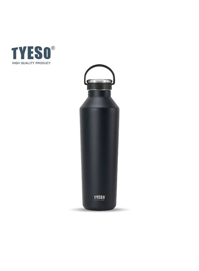 TYESO Beacon Stainless Steel Vacuum Insulated Water Bottle 500ml – Double Wall Thermal Flask with Temperature Retention, Leakproof Lid, Wide Mouth Design, Food Grade SUS304 Steel, Portable Water Bottle for Travel, Office, Gym, Car and Outdoor Use