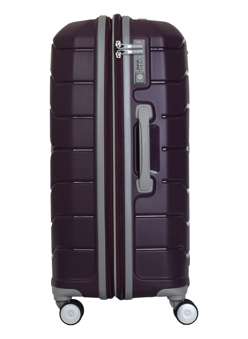 سامسونايت حقيبة سفر فريفورم 68/24 صلبة بعجلات دوارة – لون بنفسجي جمشتي - Image 2
