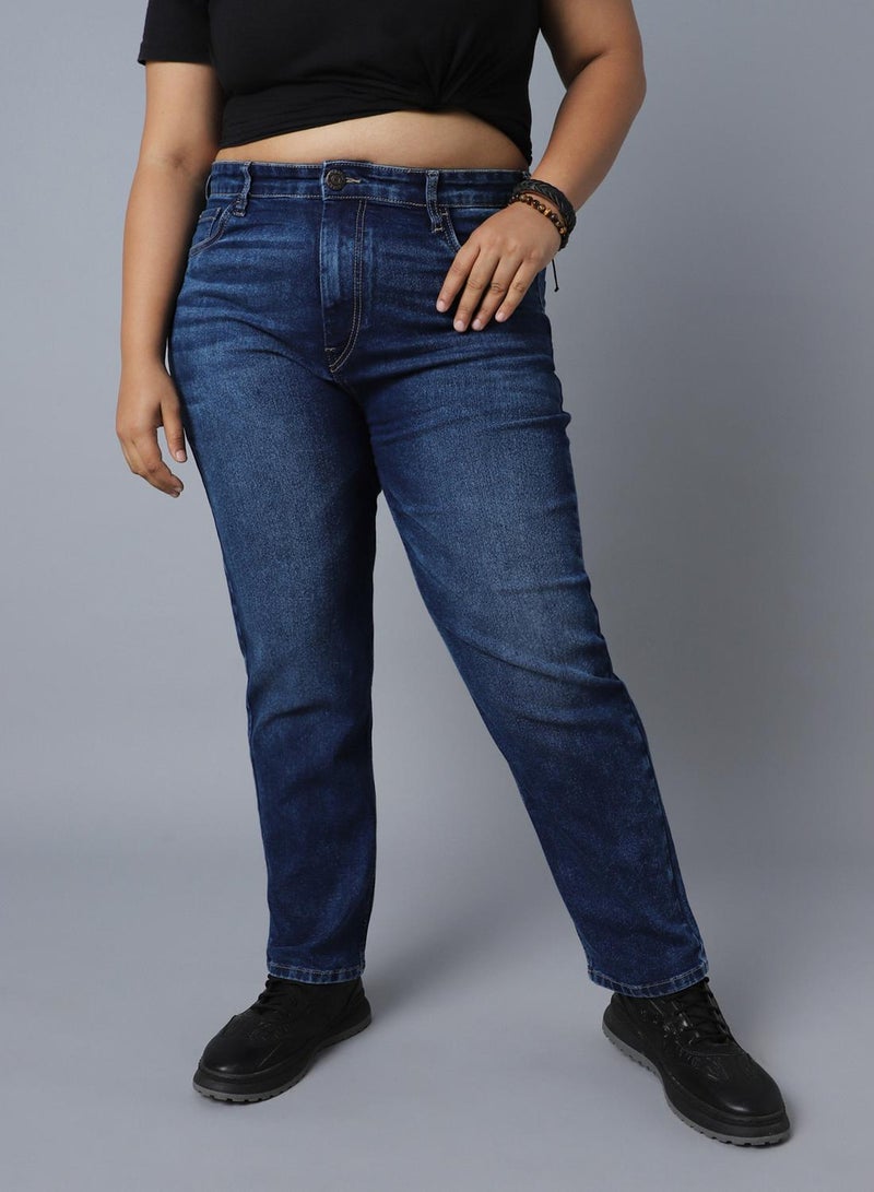 HIGH STAR Indigo Jeans for Women - Image 2